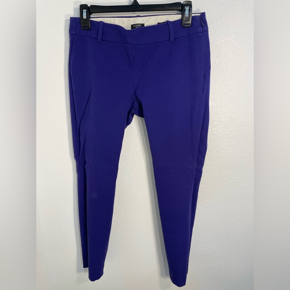 J. Crew Minnie purple pant in size 2